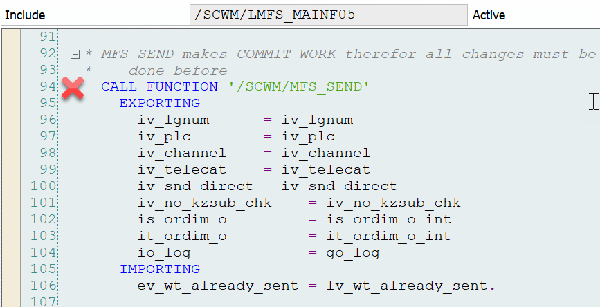 SAP EWM MFS PLC communication_17